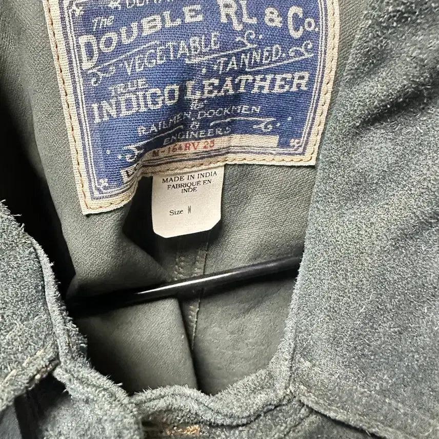 [BUNJANG] RRL Indigo Roughout Suede Jacket M / RRL 인디고 러프아웃 스웨이드 자켓 M