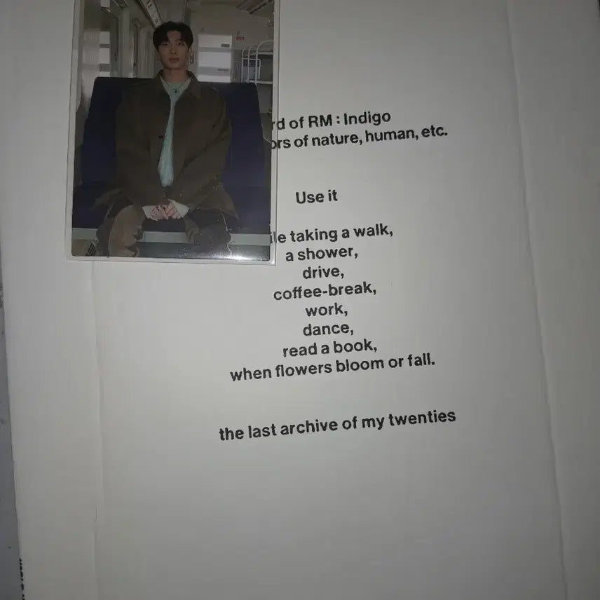 [BUNJANG] RM Indigo Album / indigo 앨범 팝니다.