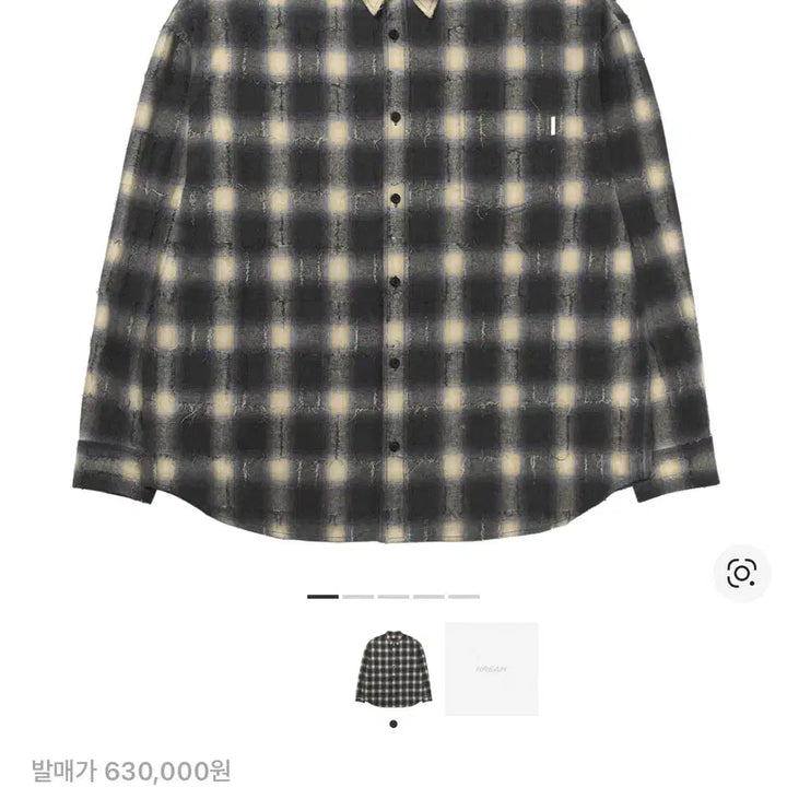 [SOLD OUT] [Junn.J] 준지 그리드 니들 체크 루즈핏 셔츠 옐로우 - 25FW
