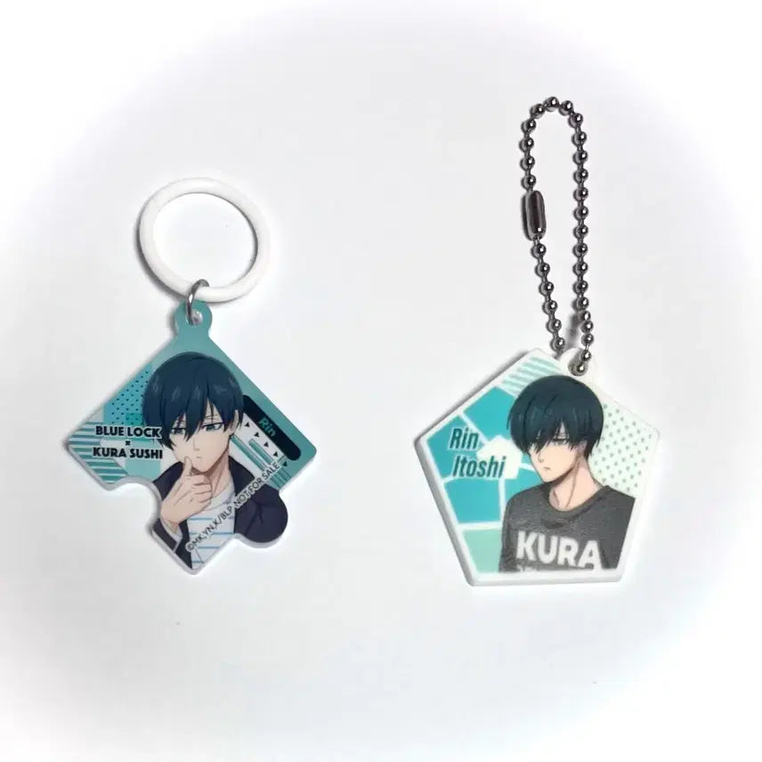 [BUNJANG] Blue Lock Itoshi Rin Kurasshi Acrylic Keyring Bundle / 블루록 이토시 린 쿠라스시 아크릴 키링 메지루시 일괄