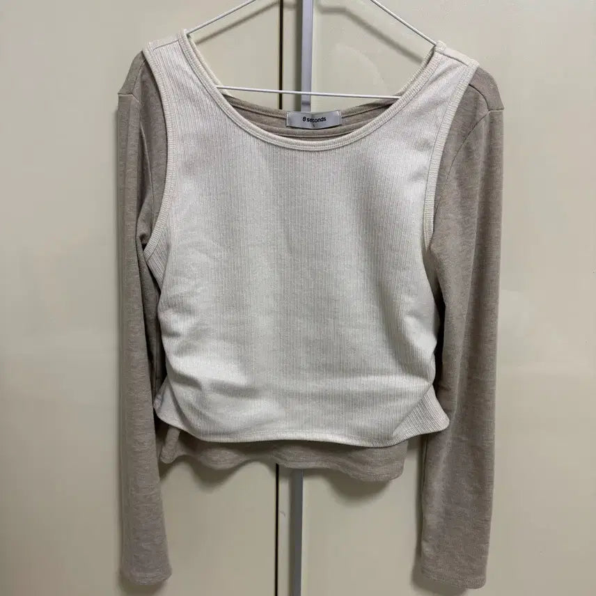 [BUNJANG] 8Seconds Layered Long Sleeve T-Shirt / 에잇세컨즈 레이어드 긴소매 티셔츠