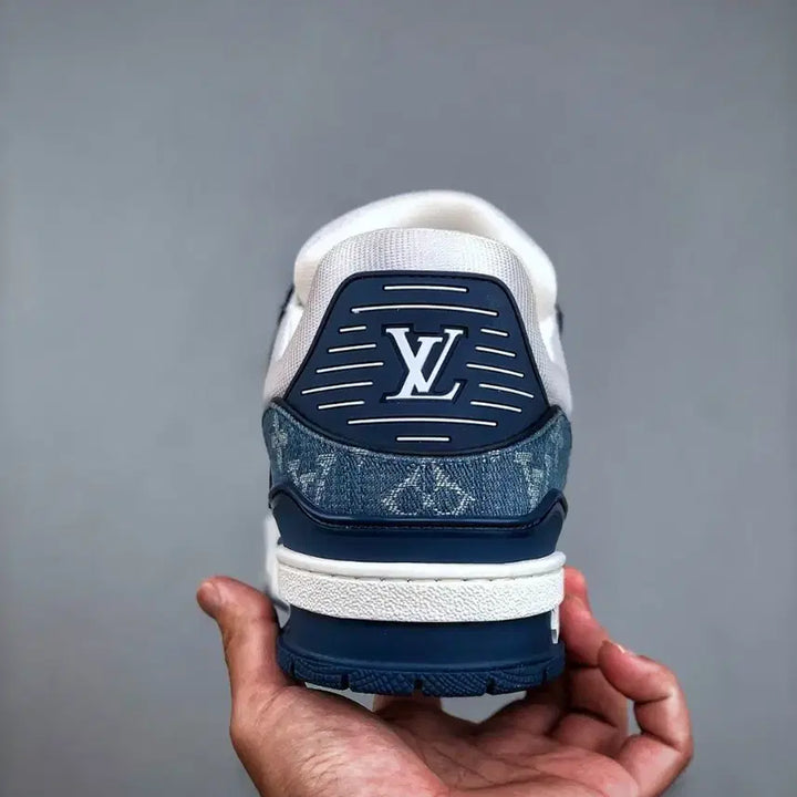 [BUNJANG] LV Trainer Blue Sneakers / LV Trainer 라인의 캐주얼 데일리 블루 스니커즈를 급하게