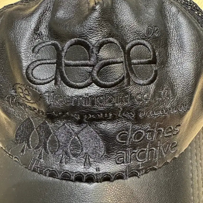 [BUNJANG] aeae x Trimming Bird Leather Ball Cap / aeaeX트리밍버드 레더 볼캡 모자