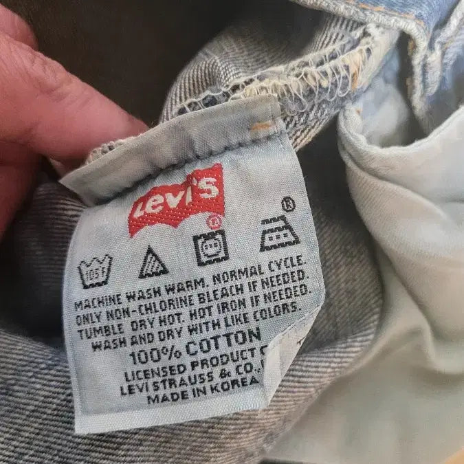 [BUNJANG] Levi's 70506 & 501 Denim Set / 90s 리바이스 70506 청자켓+501 셋업 made in korea