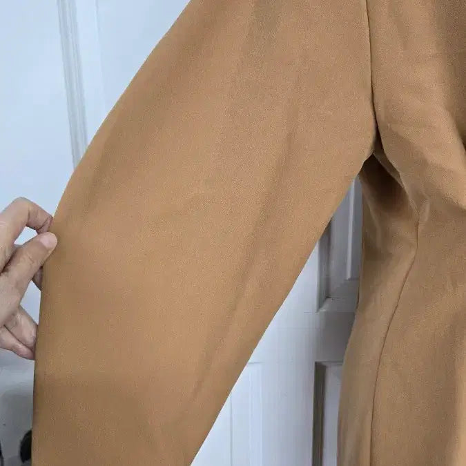 [BUNJANG] MOHAN Camel Double Button Long Coat / 모한 카멜 더블 버튼 롱 코트