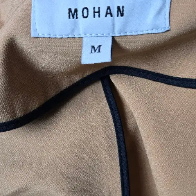 [BUNJANG] MOHAN Camel Double Button Long Coat / 모한 카멜 더블 버튼 롱 코트