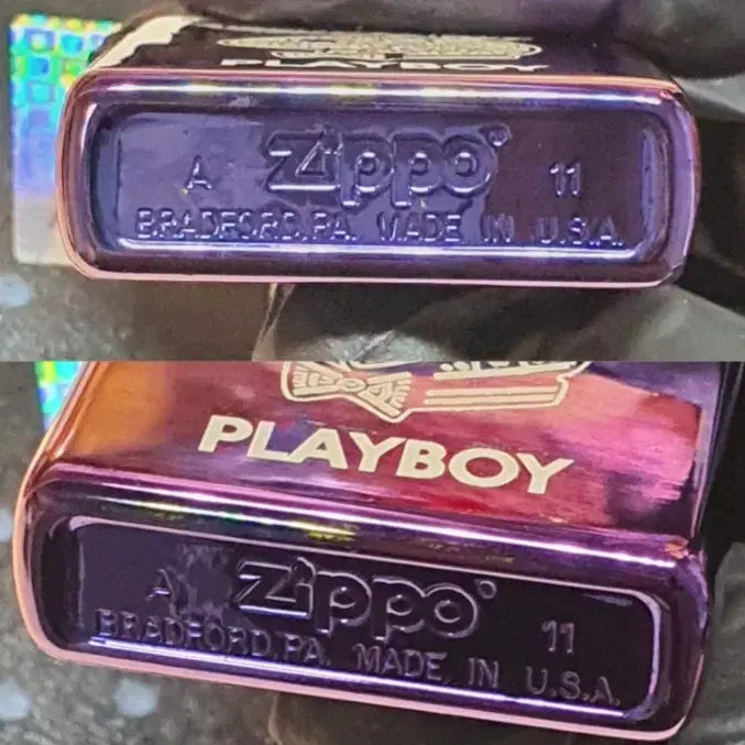 [BUNJANG] Zippo Playboy Abyss Purple Lighter / 지포 라이터 어비스 퍼플 플레이보이 PLAY BOY Zippo 28076
