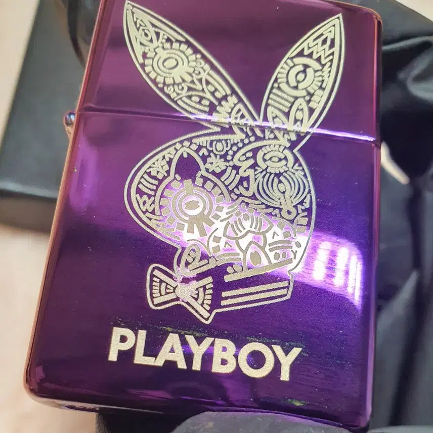 [BUNJANG] Zippo Playboy Abyss Purple Lighter / 지포 라이터 어비스 퍼플 플레이보이 PLAY BOY Zippo 28076