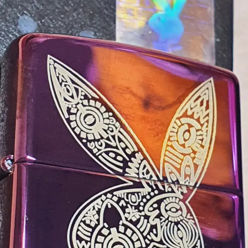 [BUNJANG] Zippo Playboy Abyss Purple Lighter / 지포 라이터 어비스 퍼플 플레이보이 PLAY BOY Zippo 28076