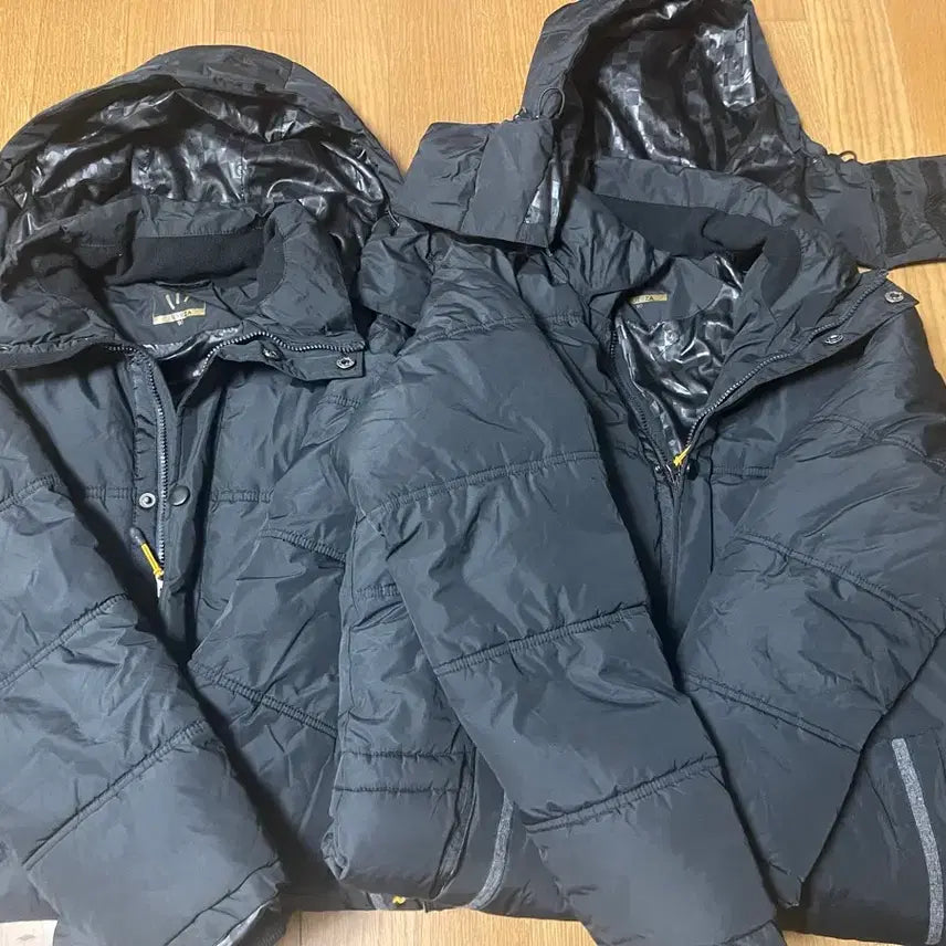 [BUNJANG] Unisex Long Padded Coat Bundle Set / 롱패딩 2종 남녀공용 90사이즈 일괄