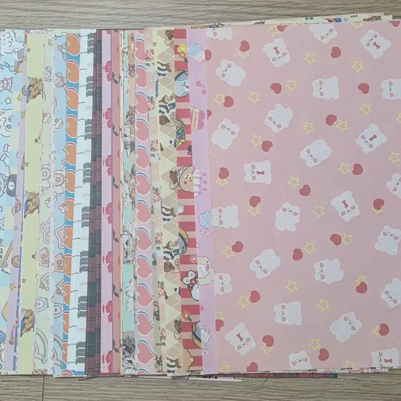 [BUNJANG] Wrapping Paper Mix Set / 랩핑지 믹스 100장 (다꾸, 수봉)