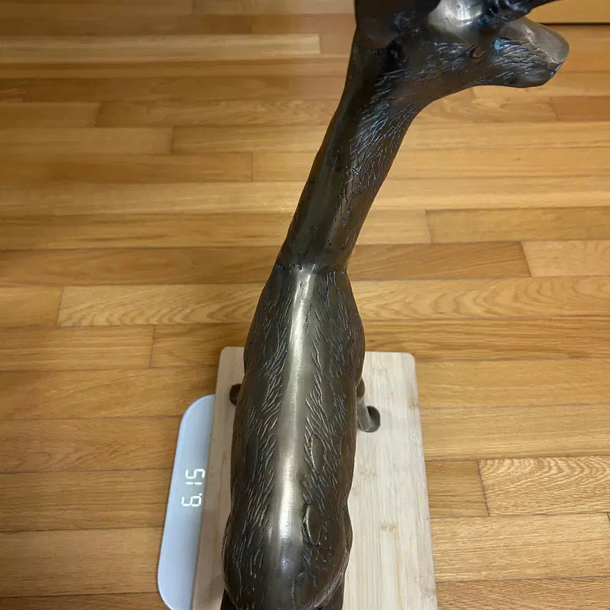 [BUNJANG] Bronze Deer Sculpture Pair / 동 브론즈  사슴 1쌍 조각상