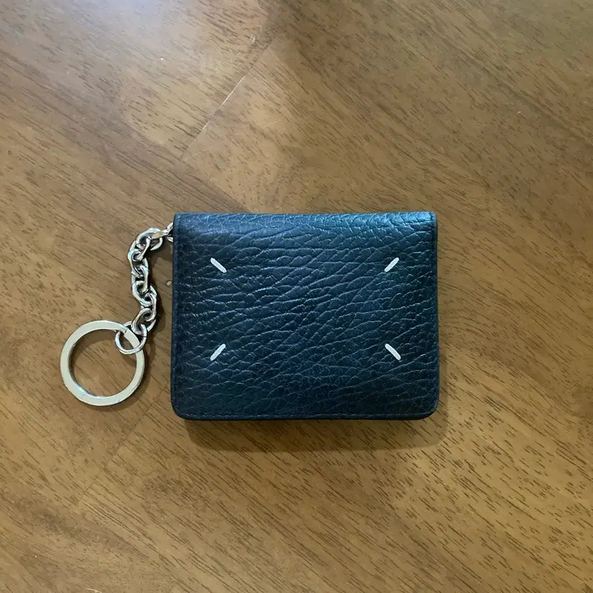 [BUNJANG] Maison Margiela 11 Line Keyring Card Wallet Black / 메종 마르지엘라 키링 카드지갑 블랙 11라인 정품