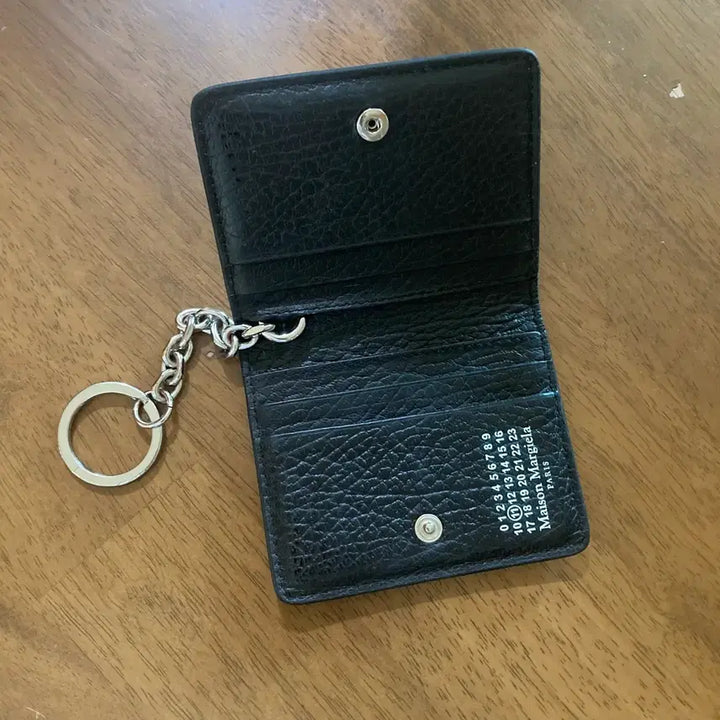 [BUNJANG] Maison Margiela 11 Line Keyring Card Wallet Black / 메종 마르지엘라 키링 카드지갑 블랙 11라인 정품