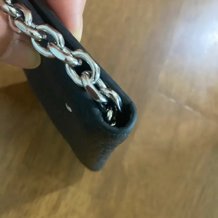 [BUNJANG] Maison Margiela 11 Line Keyring Card Wallet Black / 메종 마르지엘라 키링 카드지갑 블랙 11라인 정품