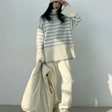 [BUNJANG] D2 Turtle Neck Knit Sweater / (디투) 터틀 니트 (새상품)