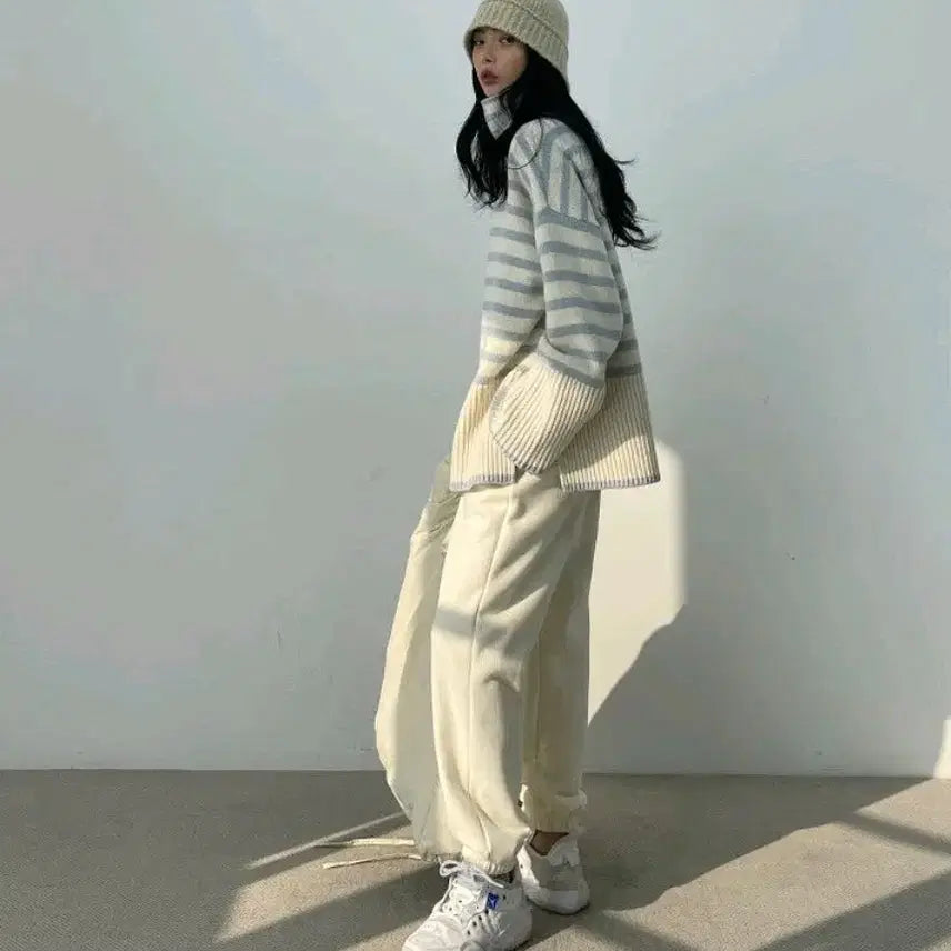 [BUNJANG] D2 Turtle Neck Knit Sweater / (디투) 터틀 니트 (새상품)