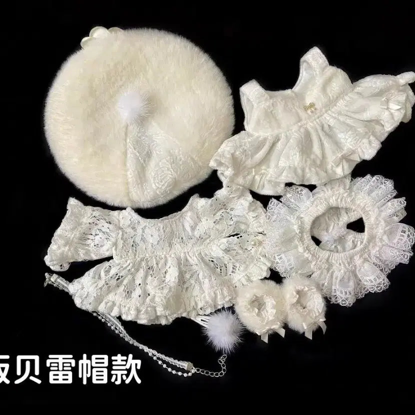 [BUNJANG] Cloud Full Closet White Moon Retro Outfit Set (20cm) New / 백차월광 구버전 의상 세트 (20cm) 신품