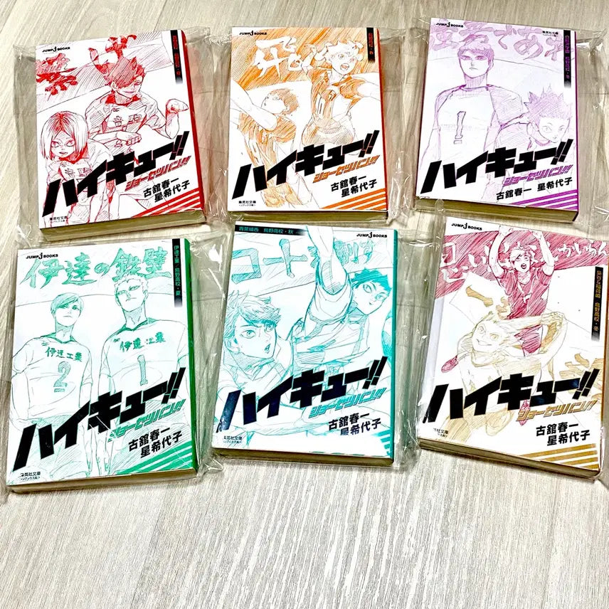 [BUNJANG] Haikyuu Japanese Novel Books Bundle Set / 하이큐 소설책 원서 6권 카라스노 세이죠 이나리자키 네코마