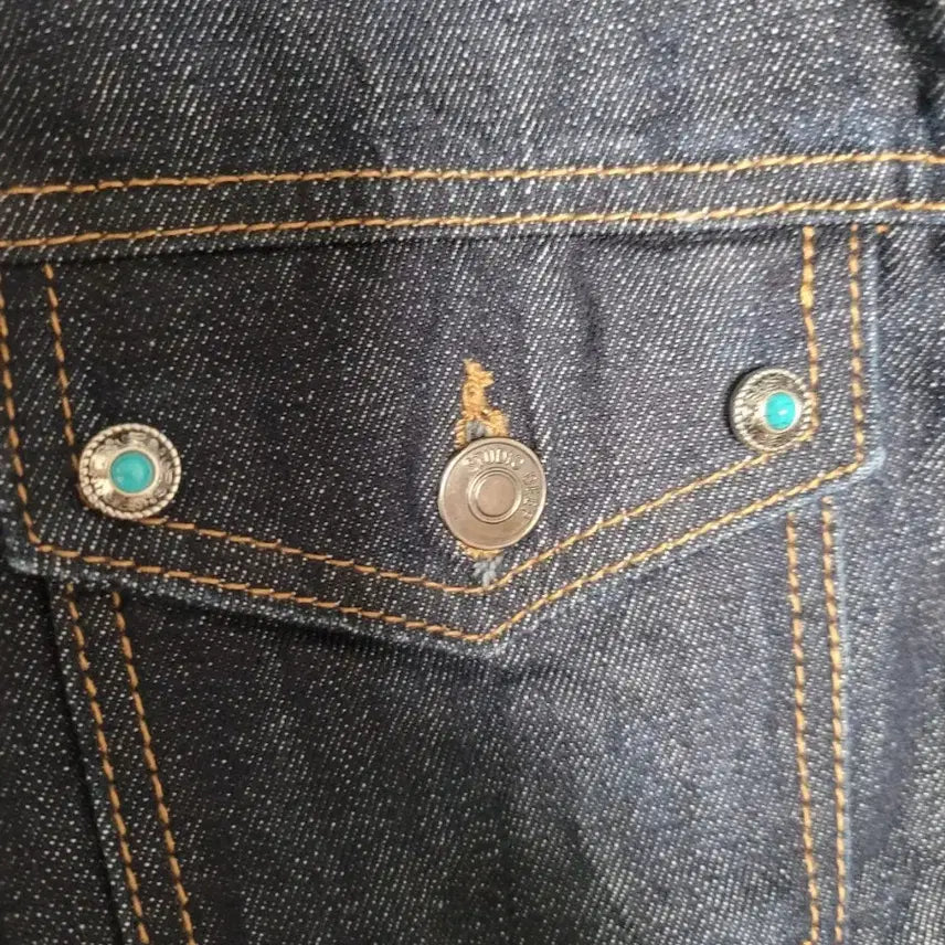 [BUNJANG] CONCHO Indigo Denim Jacket / 콘초 CONCHO  포인트 데님 자켓