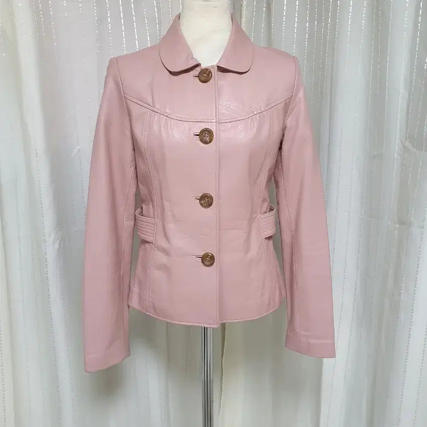 [BUNJANG] Line by Line Leather Jacket / (상태좋음)라인 바이린 양가죽 가켓 44~55