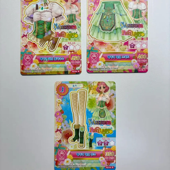 [BUNJANG] Aikatsu! Fairy Tale Card Cherry Set / 아이엠스타 페어리테일 카드 체리