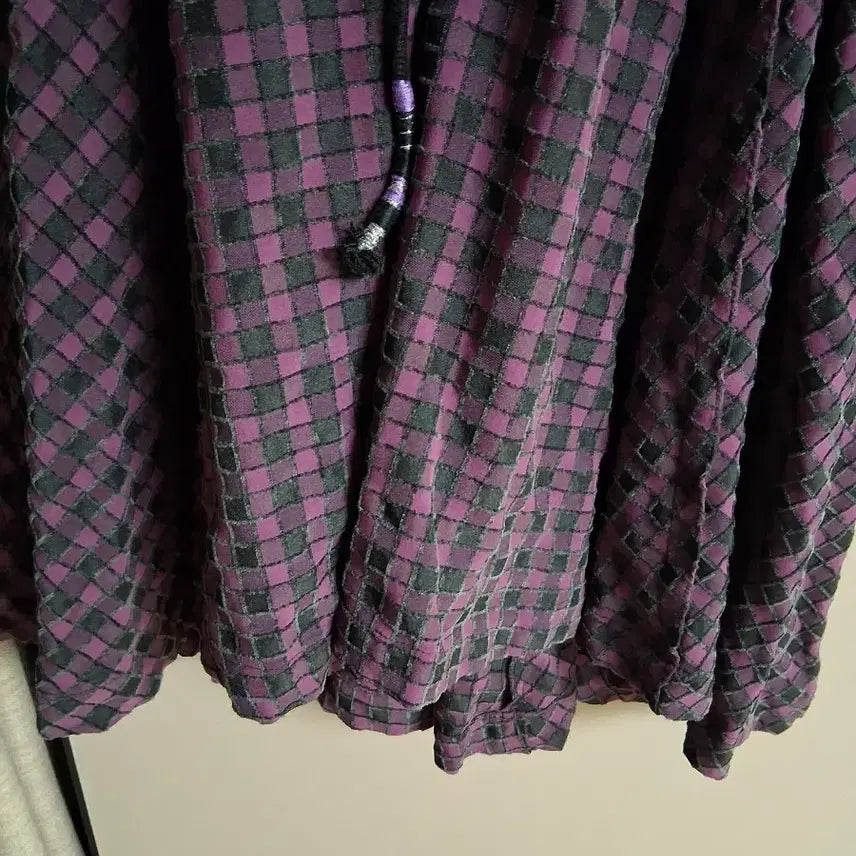 [BUNJANG] O'2nd Wool Blend Check Dress / O'2nd오즈세컨 울 블렌드 체크 드레스