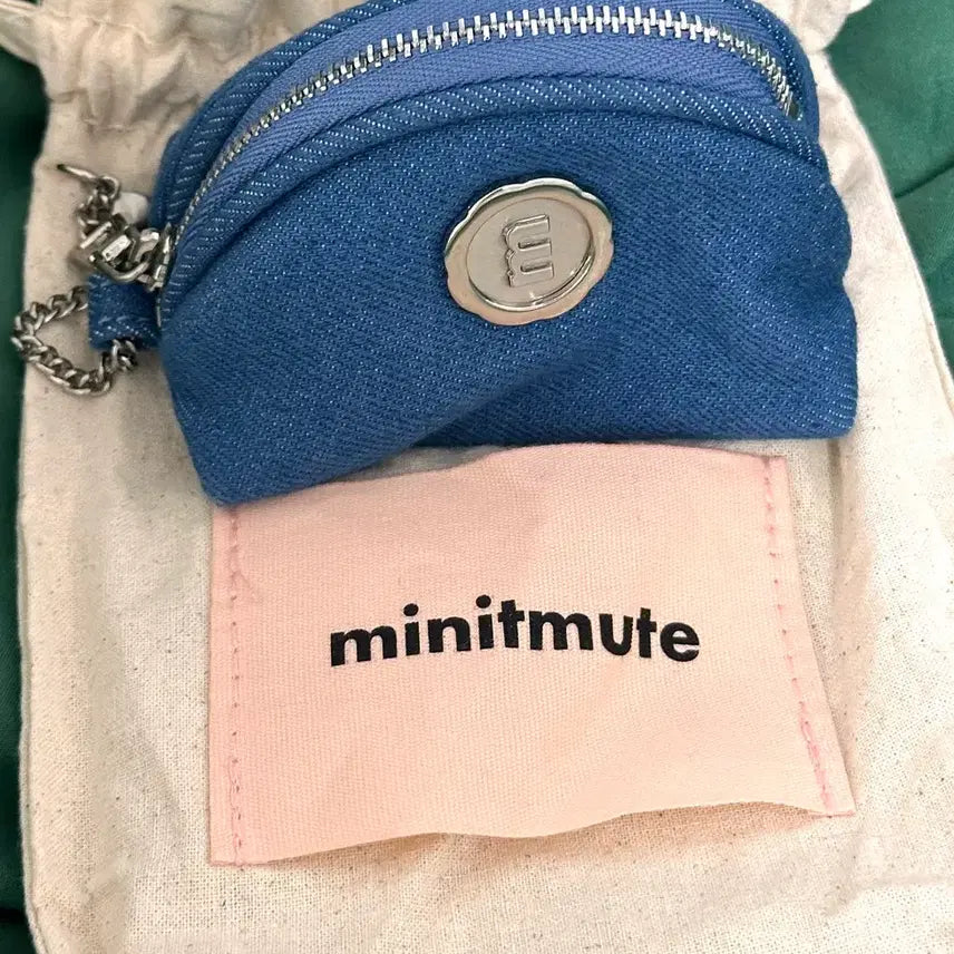 [BUNJANG] Minitmute CLO Pouch Keyring Denim / 미닛뮤트 파우치 키링 CLO POUCH KEYRING 데님 판매