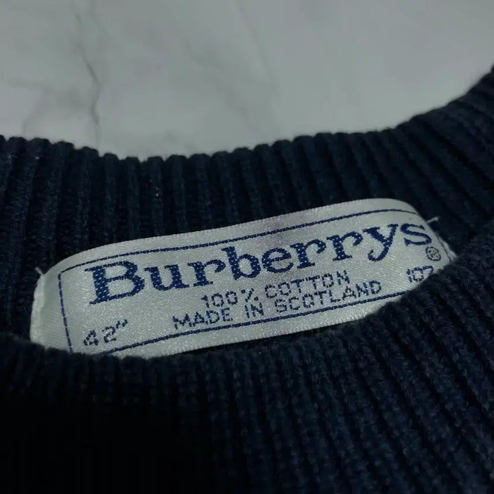 [BUNJANG] Burberry Anchorage Cable Knit Sweater / 버버리 케이블 니트 앵커리지 남성용