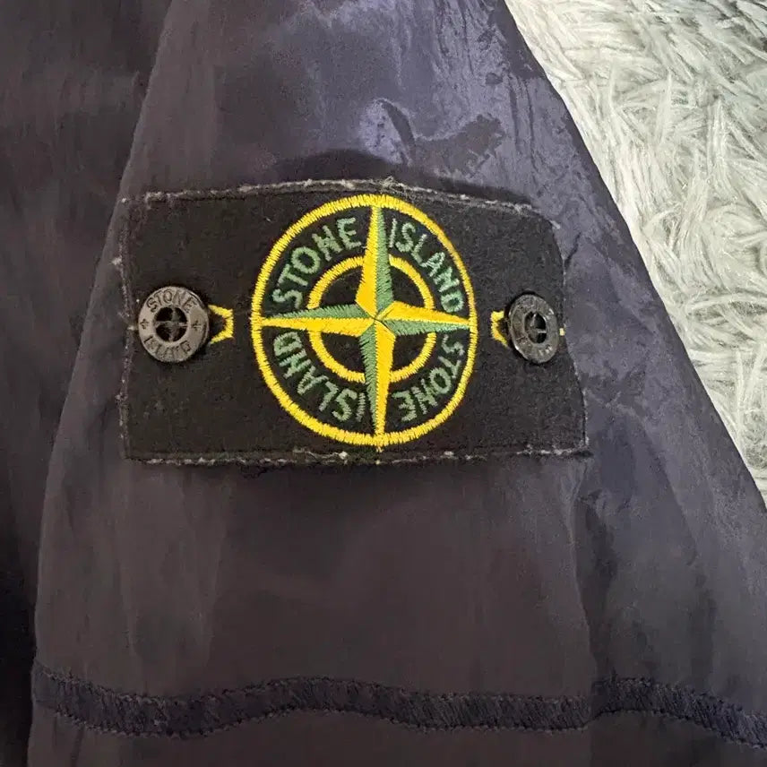 [BUNJANG] Stone Island Nylon Overshirt Navy / 스톤아일랜드 나일론 오버셔츠 네이비