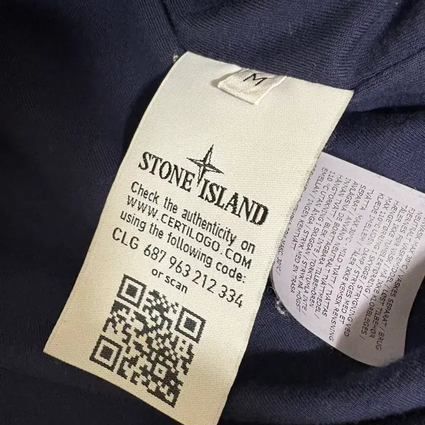 [BUNJANG] Stone Island Nylon Overshirt Navy / 스톤아일랜드 나일론 오버셔츠 네이비