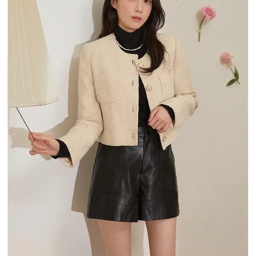 [BUNJANG] Roem Colorless Tweed Jacket - S / 로엠 칼라리스 트위드 자켓 S (새상품)