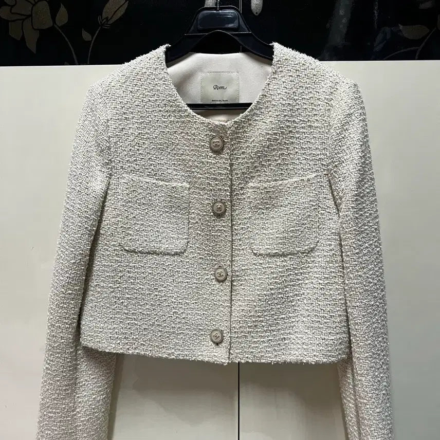 [BUNJANG] Roem Colorless Tweed Jacket - S / 로엠 칼라리스 트위드 자켓 S (새상품)