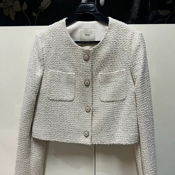 [BUNJANG] Roem Colorless Tweed Jacket - S / 로엠 칼라리스 트위드 자켓 S (새상품)
