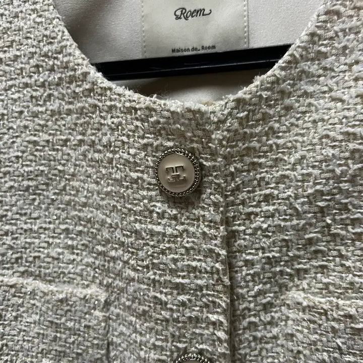 [BUNJANG] Roem Colorless Tweed Jacket - S / 로엠 칼라리스 트위드 자켓 S (새상품)