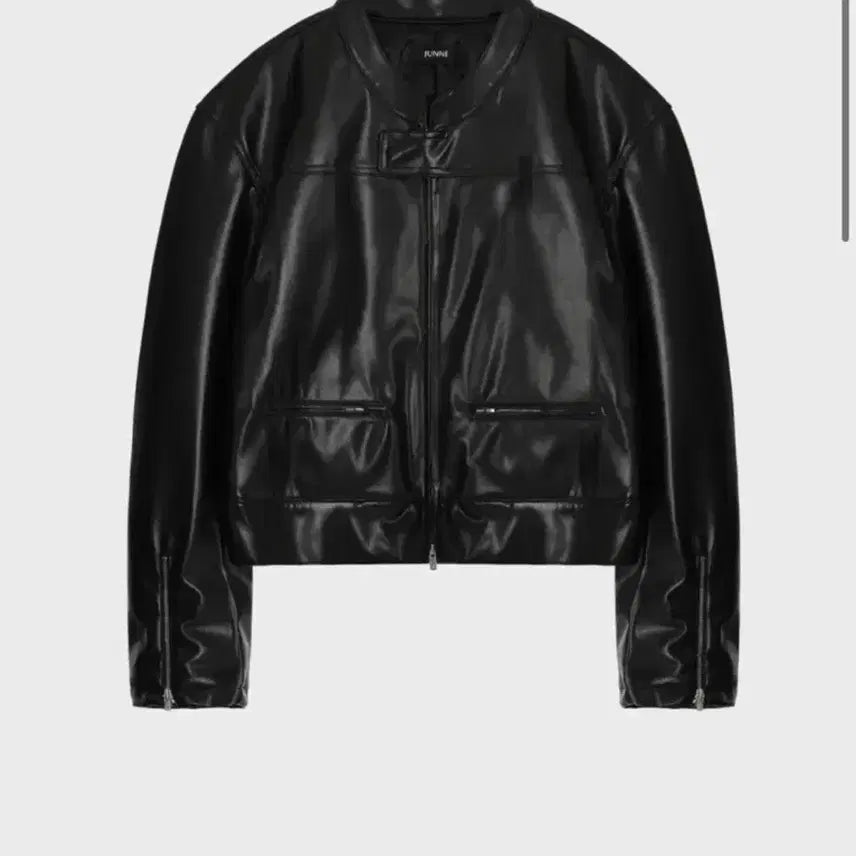 [BUNJANG] Junnue J32 Leather Jacket / 준느 j32 레더 자켓 판매해요