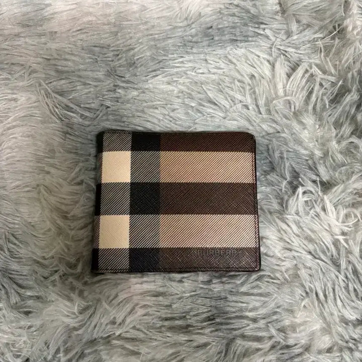 [BUNJANG] Burberry Check Bifold Wallet Brown / 버버리 체크 반지갑 브라운