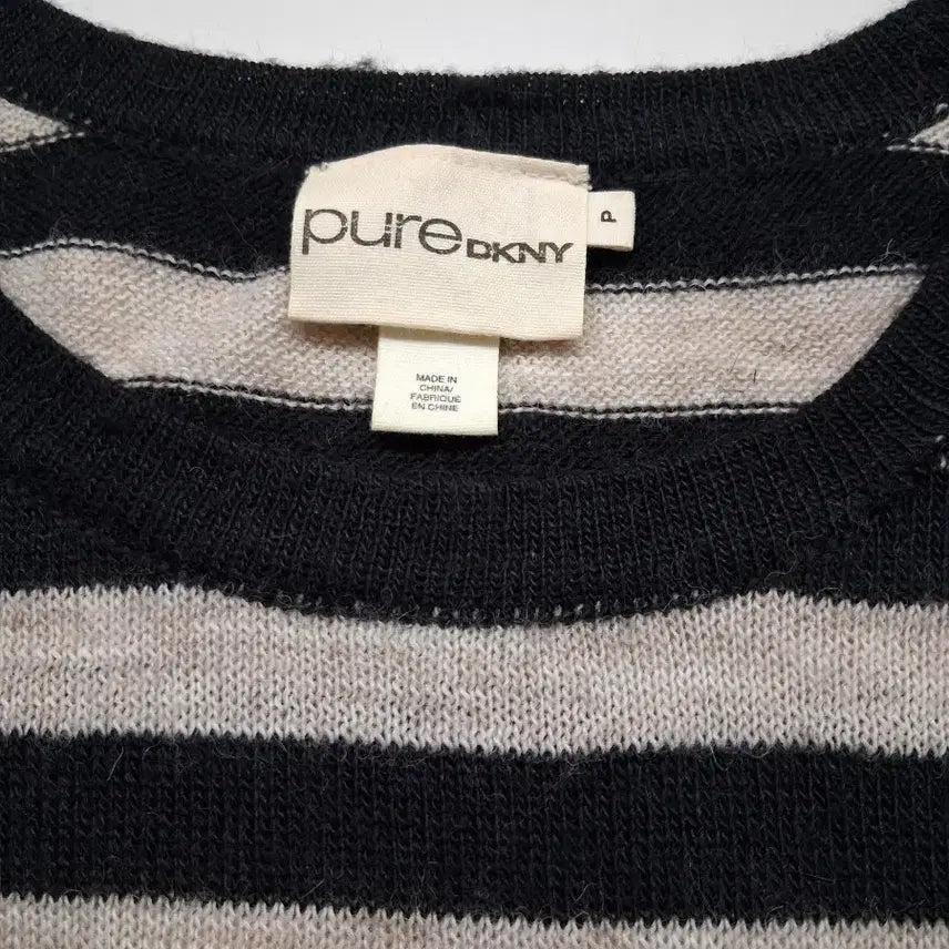 [BUNJANG] Dark Stripe Knit Sweater / 다크니니트