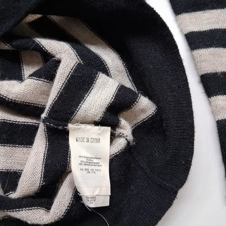 [BUNJANG] Dark Stripe Knit Sweater / 다크니니트