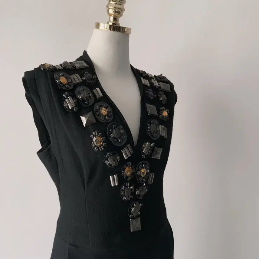 [BUNJANG] 55 TIME Black Midi Dress / 55 TIME 블랙 원피스