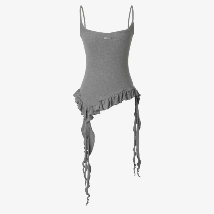 [SOLD OUT] 카키포인트 Ruffle Layered Sleeveless 나시
