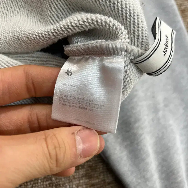 [BUNJANG] Andersson Bell Gray Sweatshirt / 앤더슨벨 그레이 맨투맨 100