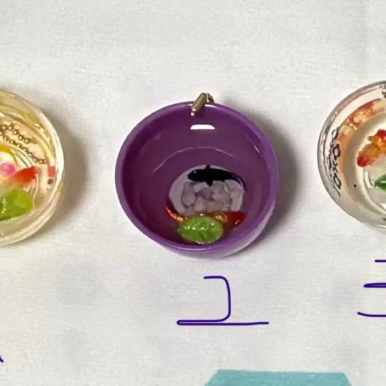 [BUNJANG] 토이스피릿 금붕어 어항 그릇 가챠 키링 / 토이스피릿 금붕어 어항 그릇 가챠 키링