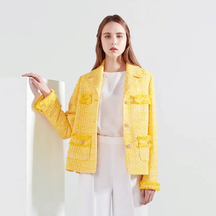 [BUNJANG] so.wool Maria Kent Tweed Jacket / 쏘울(so.wool) 마리아켄트 트위드자켓 55-66 새상품