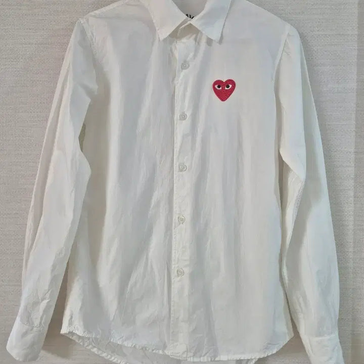[SOLD OUT] 꼼데가르송 하트 화이트 셔츠