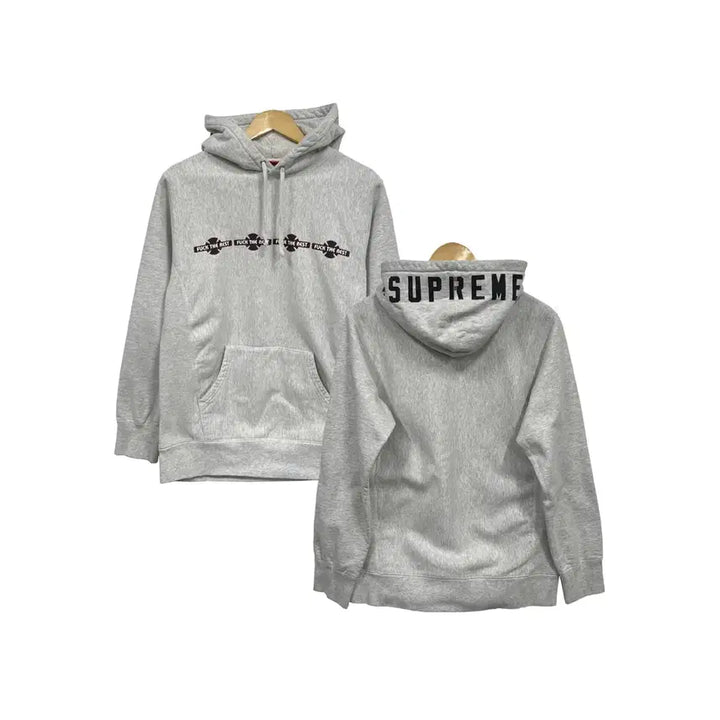 [BUNJANG] Supreme Independent Logo Pullover Hoodie / [95] 슈프림 인디펜던트 로고 풀오버 후드티