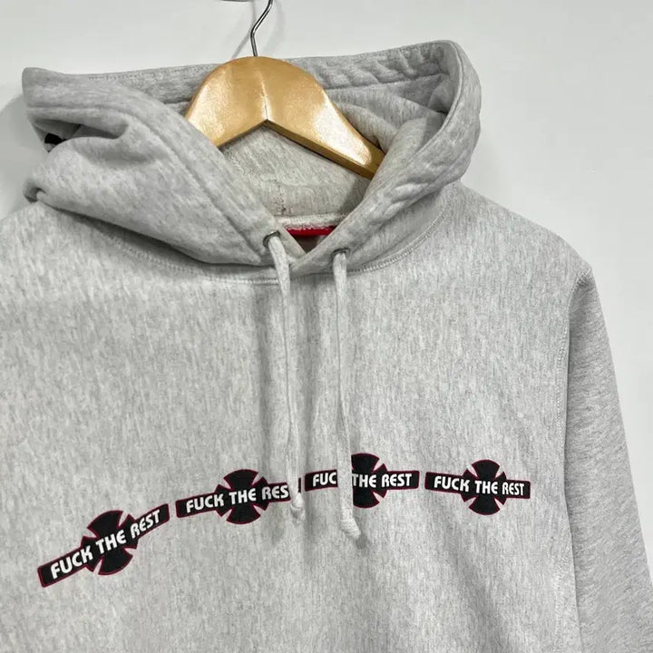 [BUNJANG] Supreme Independent Logo Pullover Hoodie / [95] 슈프림 인디펜던트 로고 풀오버 후드티