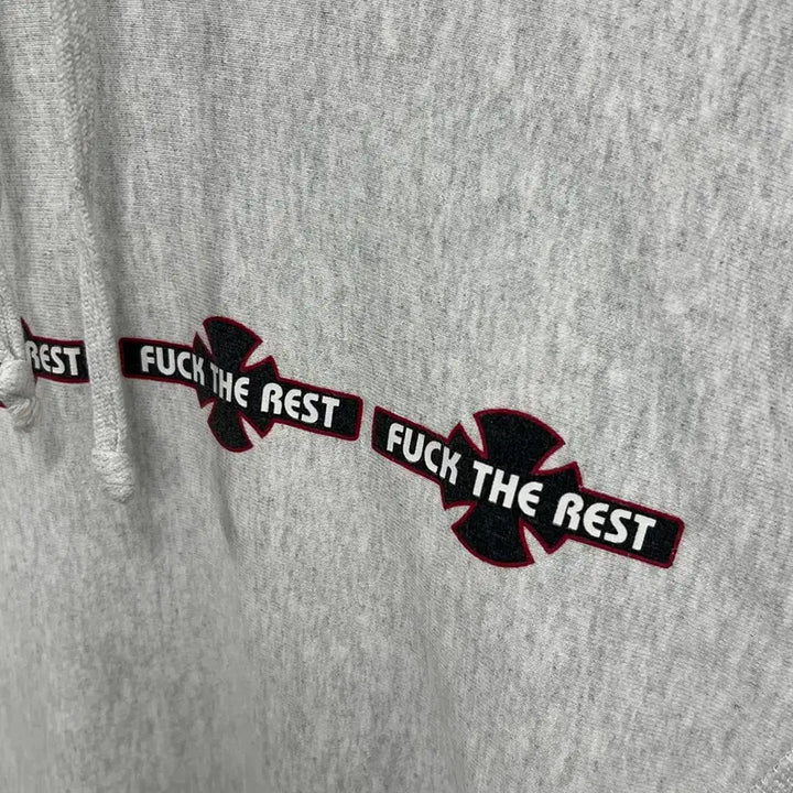 [BUNJANG] Supreme Independent Logo Pullover Hoodie / [95] 슈프림 인디펜던트 로고 풀오버 후드티