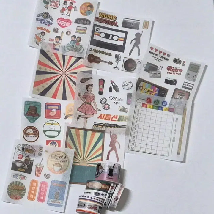 [BUNJANG] Vintage Retro Stationery Set / 고전문구 빈티지 레트로  다꾸세트