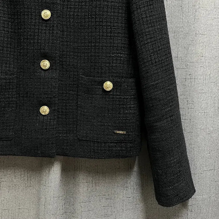 [BUNJANG] GUESS Tweed Jacket / [M] GUESS 정품 게스 골드 버튼 트위드 자켓